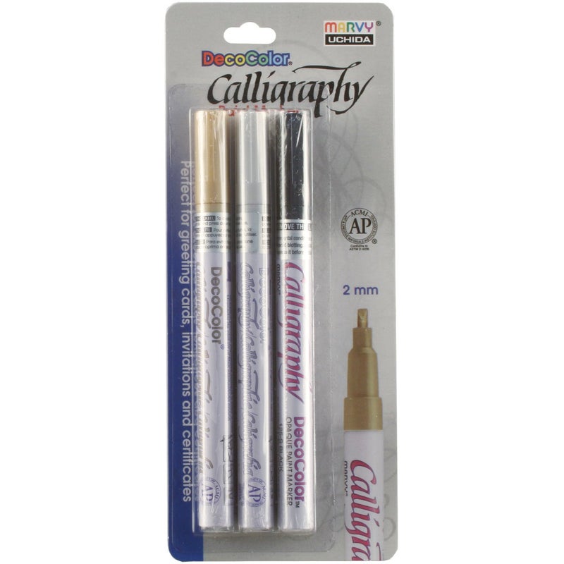 Marvy DecoColor Calligraphy Paint Markers